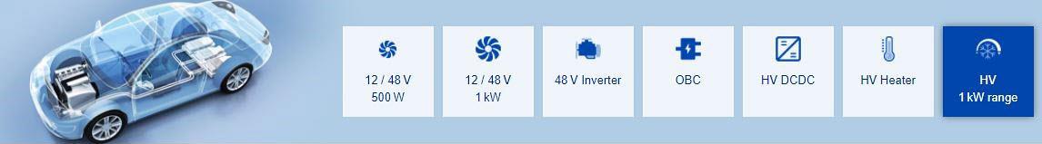 TDK Applications auxiliaires de HV dans la plage de 1 kW